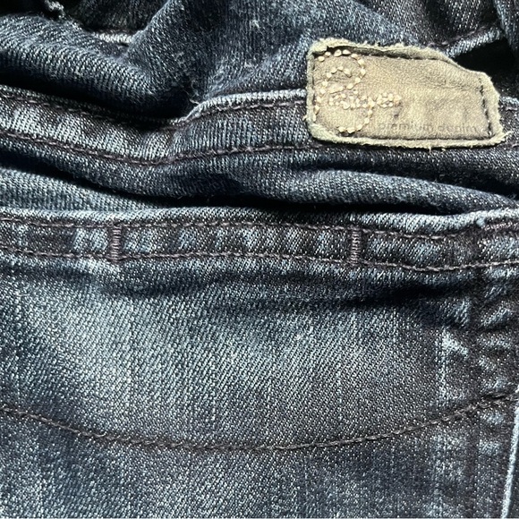 Paige Maternity Westbourne Blue Denim Flare Adjustable Waist Jeans Size 29 - Picture 10 of 10